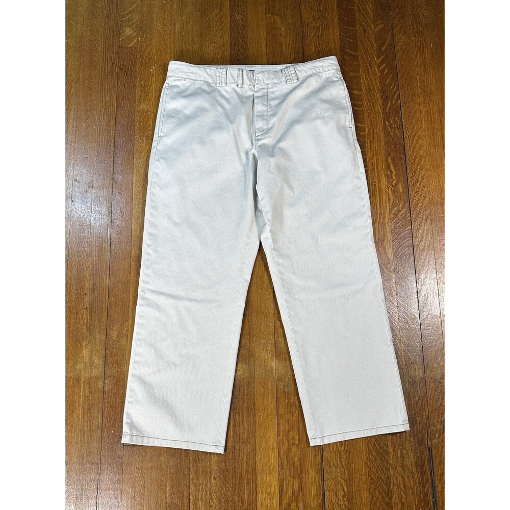 L.L. Bean Pants Mens 36x30 Classic Fit Chino Dress Slacks Cotton Y2K